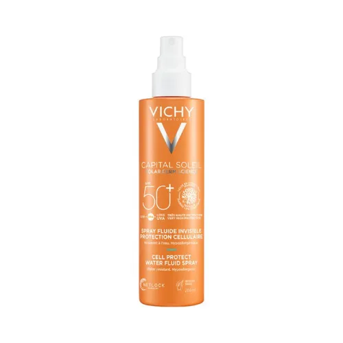 Vichy - Capital Soleil, spray ochronny do twarzy i ciała SPF 50+, 200 ml (Data ważności: 30.09.2026)