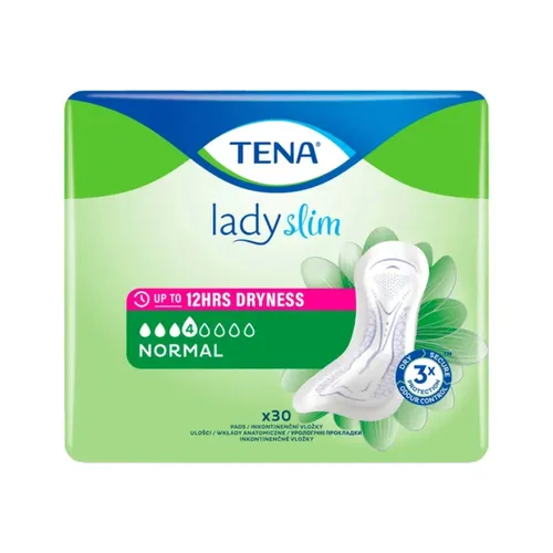 TENA Lady Slim Normal - wkładki anatomiczne, 30 sztuk
