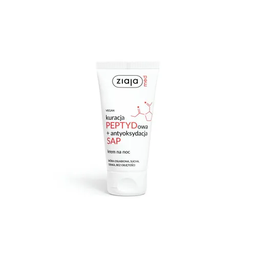 Ziaja Med - kuracja peptydowa, krem na noc, 50 ml