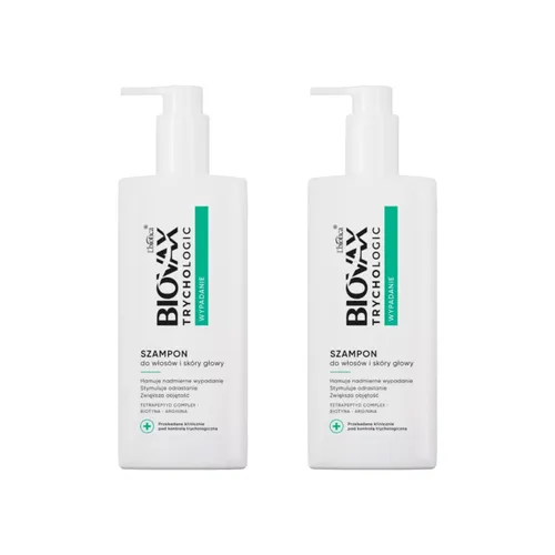 ZESTAW: 2x BIOVAX Trychologic Wypadanie - szampon do włosów, 200 ml