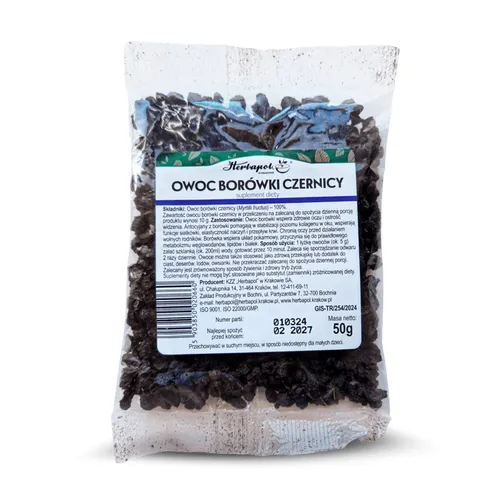 Herbapol Owoc borówki czernicy, 50 g