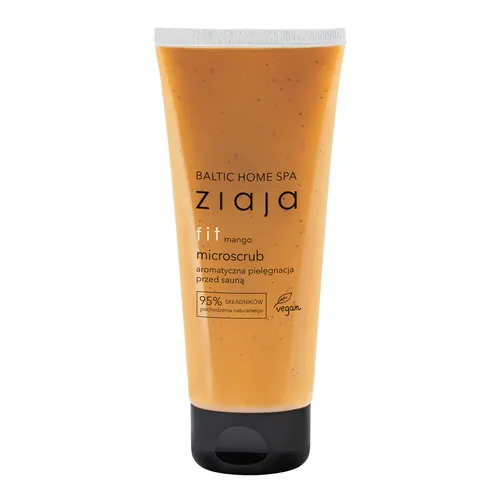 ziaja baltic home spa - microscrub przed sauną, fit mango, 190 ml (Data ważności: 30.09.2026)