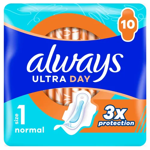 Always Ultra Day Normal - podpaski higieniczne ze skrzydełkami, 10 sztuk
