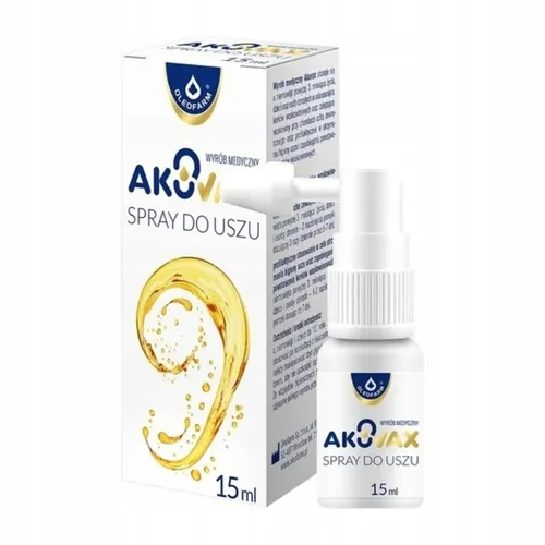 Akuvax, Spray do higieny uszu, 30 ml