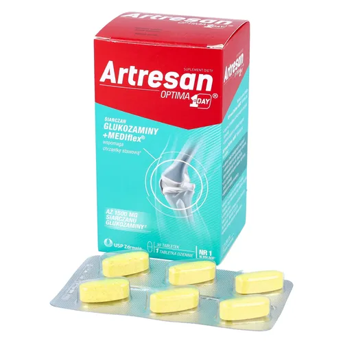 Artresan Optima 1 a Day, 30 tabletek (Data ważności: 31.12.2026)