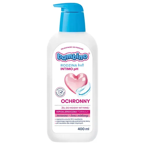 Bambino Rodzina Intimo ph - ochronny żel do higieny intymnej, 400 ml
