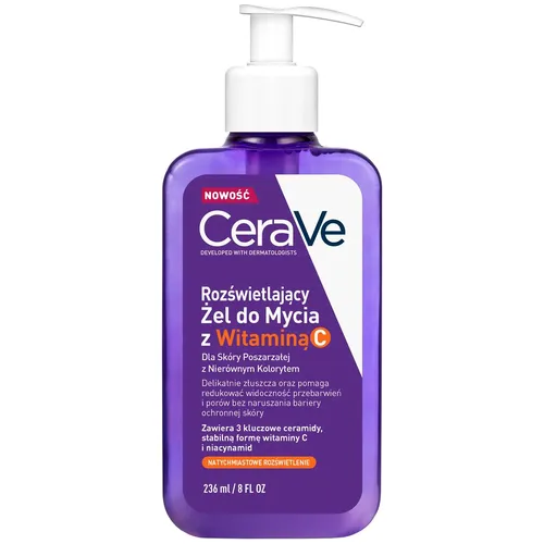 CeraVe - rozświetlający żel do mycia z witaminą C, 236 ml