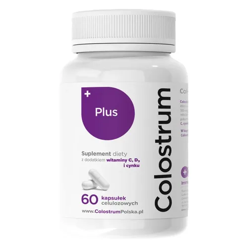 Colostrum Plus, 60 kapsułek