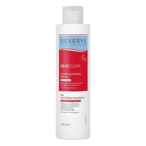DEXERYL, Dexeclear, Żel nawilżająco-łagodzący, 200 ml