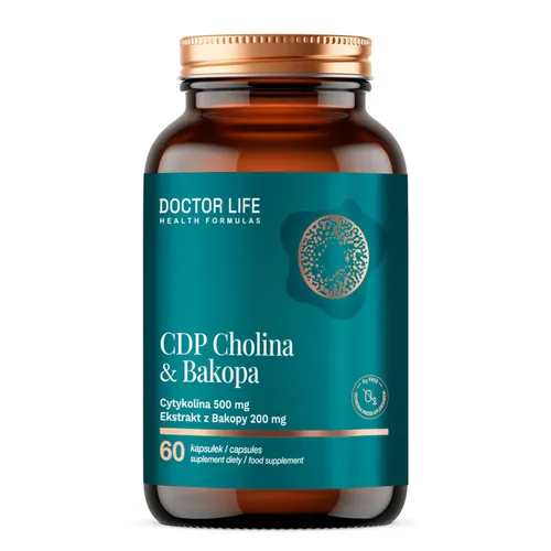 DoctorLife CDP, Cholina & Bakopa, 60 kapsułek
