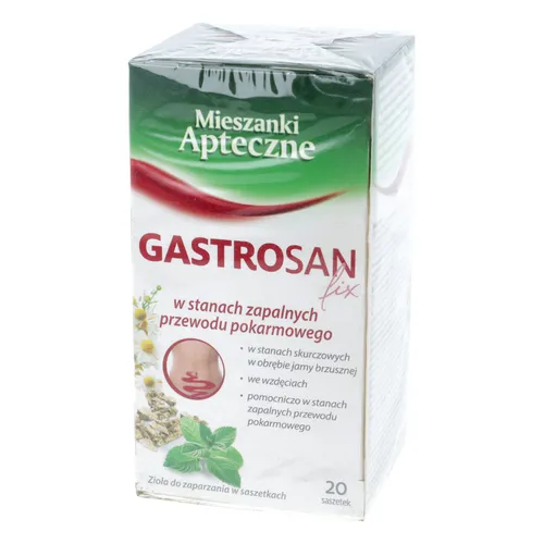 Gastrosan fix (1000 mg + 660 mg + 340 mg)/2 g, 20 saszetek (Data ważności: 31.12.2026)