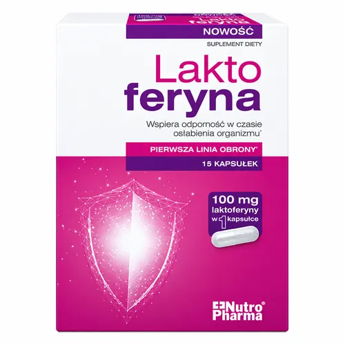 Nutropharma Laktoferyna, 15 kapsułek