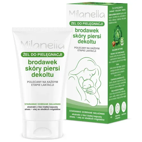 Milanella - żel do pielęgnacji brodawek, skóry piersi i dekoltu, 50 ml