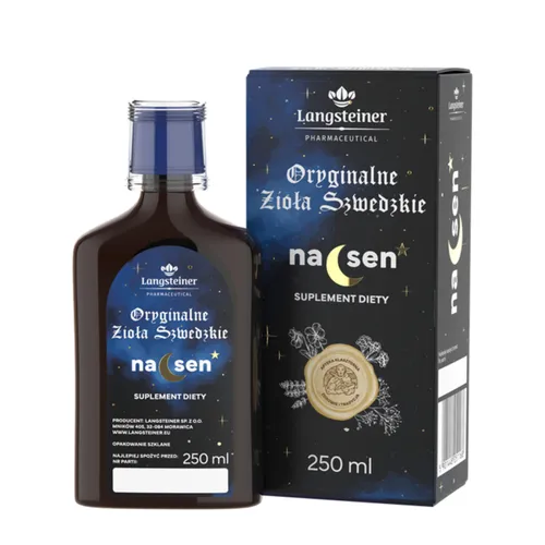 Oryginalne Zioła Szwedzkie Na Sen 250 ml (Data ważności: 12.11.2026)