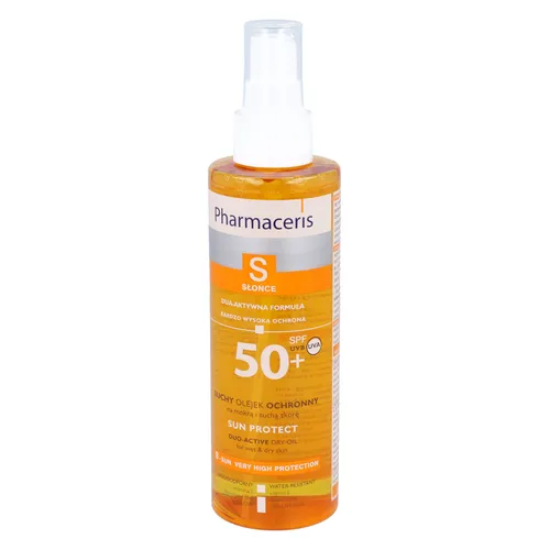 Pharmaceris S SUN PROTECT - suchy ochronny olejek do ciała, SPF50+, 200 ml (Data ważności: 30.11.2026)
