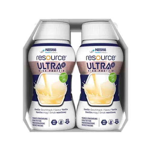 Resource Ultra+ - preparat odżywczy, smak waniliowy, 4 x 200 ml