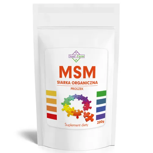 Soul-Farm, MSM Siarka organiczna, 200 g