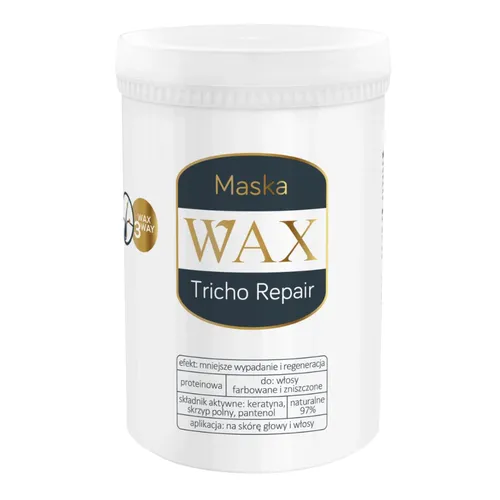 WAX Tricho Repair, Maska regenerująca, przeciw wypadaniu włosów, 480 ml