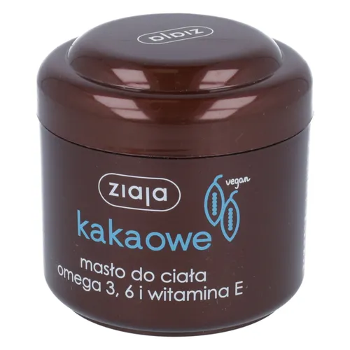 ziaja - kakaowe masło do ciała z omega 3, 6 i witaminą E, 200 ml
