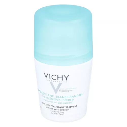 Vichy - Anti-transpirant, antyperspirant w kulce 48-godzinna skuteczność działania, przeciw intensywnemu poceniu, 50 ml