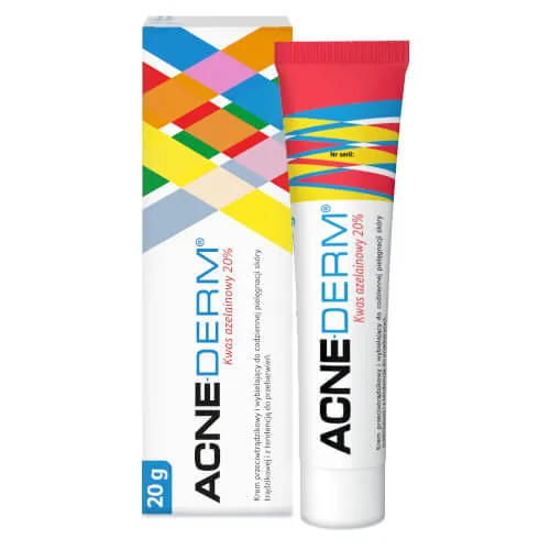 ACNE-DERM - krem przeciwtrądzikowy, kwas azelainowy 20%, 20 g