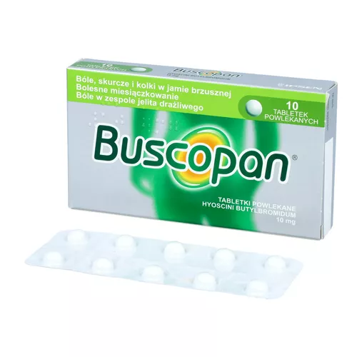 Buscopan 10 mg, 10 tabletek