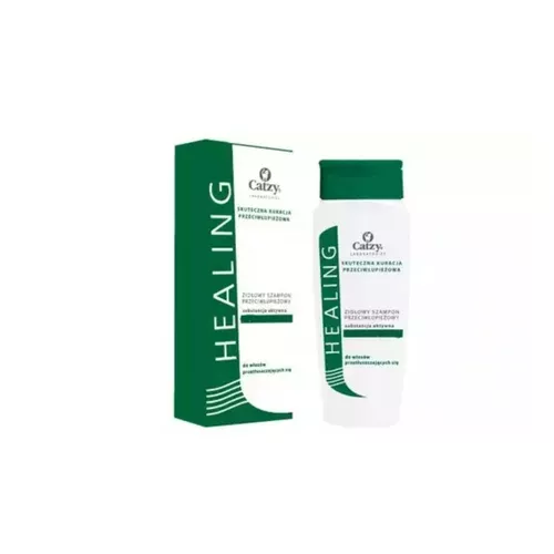 Catzy Healing Herbal - ziołowy szampon przeciwłupieżowy do włosów przetłuszczających się, 200 ml