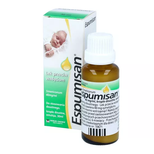 Espumisan 40 mg/ml, krople doustne, emulsja, 30 ml