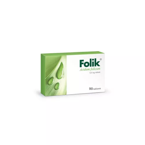 Folik 0,4 mg, 90 tabletki