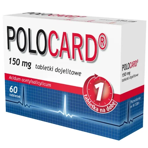 Polocard 150 mg, 60 tabletek