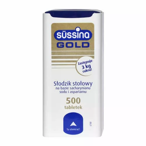 Sussina GOLD - słodzik, 500 tabletek