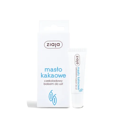 ziaja masło kakaowe - czekoladowy balsam do ust, 10 ml