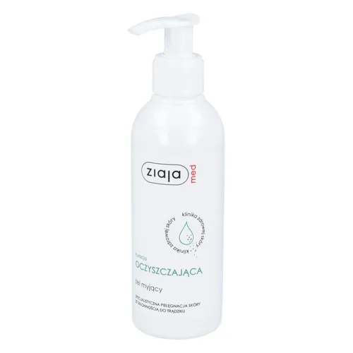 ziaja med - kuracja oczyszczająca, żel myjący, 200 ml