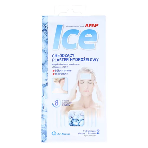 APAP ICE - chłodzący plaster żelowy, 2 sztuki