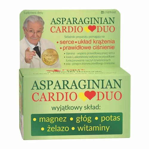 Asparaginian Cardio Duo, 50 tabletek