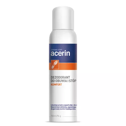 Acerin Komfort - dezodorant do obuwia i stóp, 150 ml