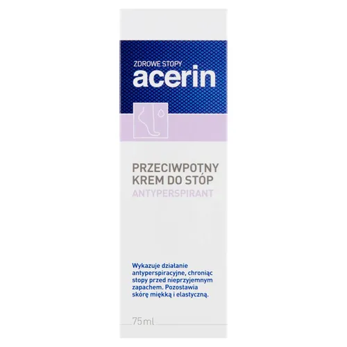 Acerin Perspirant - krem do stóp przeciwpotny, 75 ml