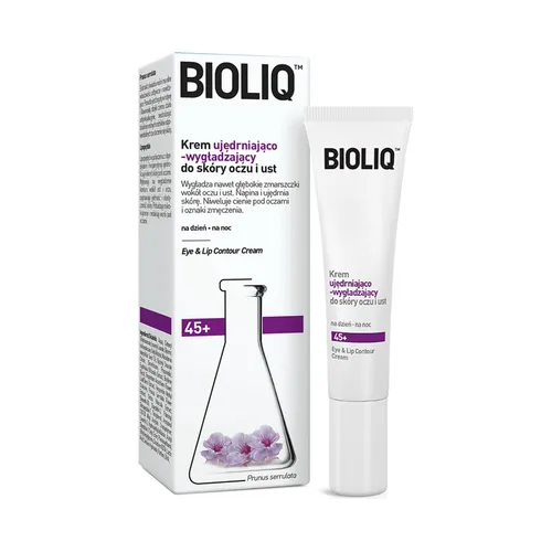 BIOLIQ 45+ - krem ujędrniająco-wygładzający do skóry oczu i ust, 15 ml