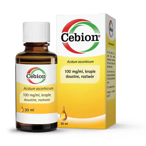 Cebion 100 mg/ml, krople, 30 ml