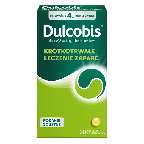 Dulcobis 5 mg, 20 tabletek dojelitowych