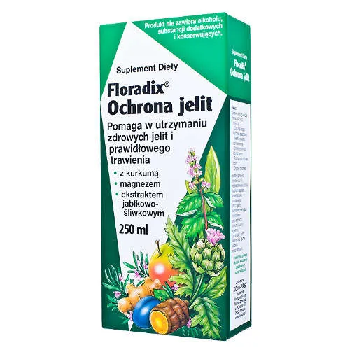 Floradix Ochrona Jelit, płyn, 250 ml