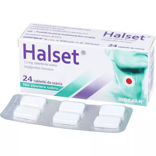 Halset 1,5 mg, 24 tabletki do ssania