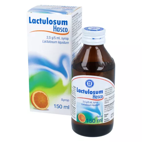 Lactulosum Hasco 2,5 g/5 ml, syrop, 150 ml