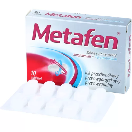 Metafen 200 mg + 325 mg, 10 tabletek
