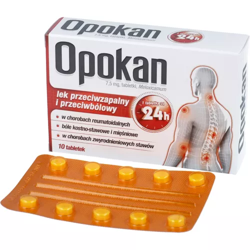 Opokan 7,5 mg, 10 tabletek