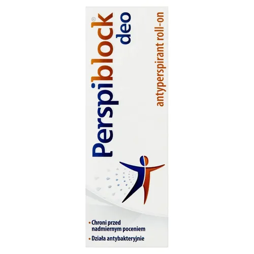 Perspiblock DEO - antyperspirant roll-on przeciw nadmiernej potliwości, 50 ml