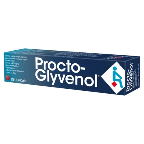 Procto-Glyvenol (50 mg + 20 mg)/g, krem doodbytniczy, 30 g