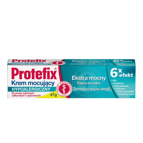 Protefix - krem mocujacy do protez, hypoalergiczny, ekstra-mocny, 40 ml