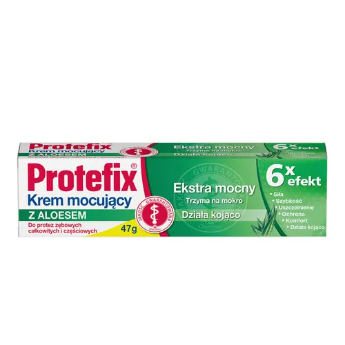 Protefix - krem mocujacy do protez z aloesem, ekstra-mocny, 40 ml