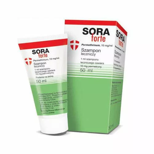 Sora Forte, (10 mg/ 1 ml), szampon leczniczy, 50 ml